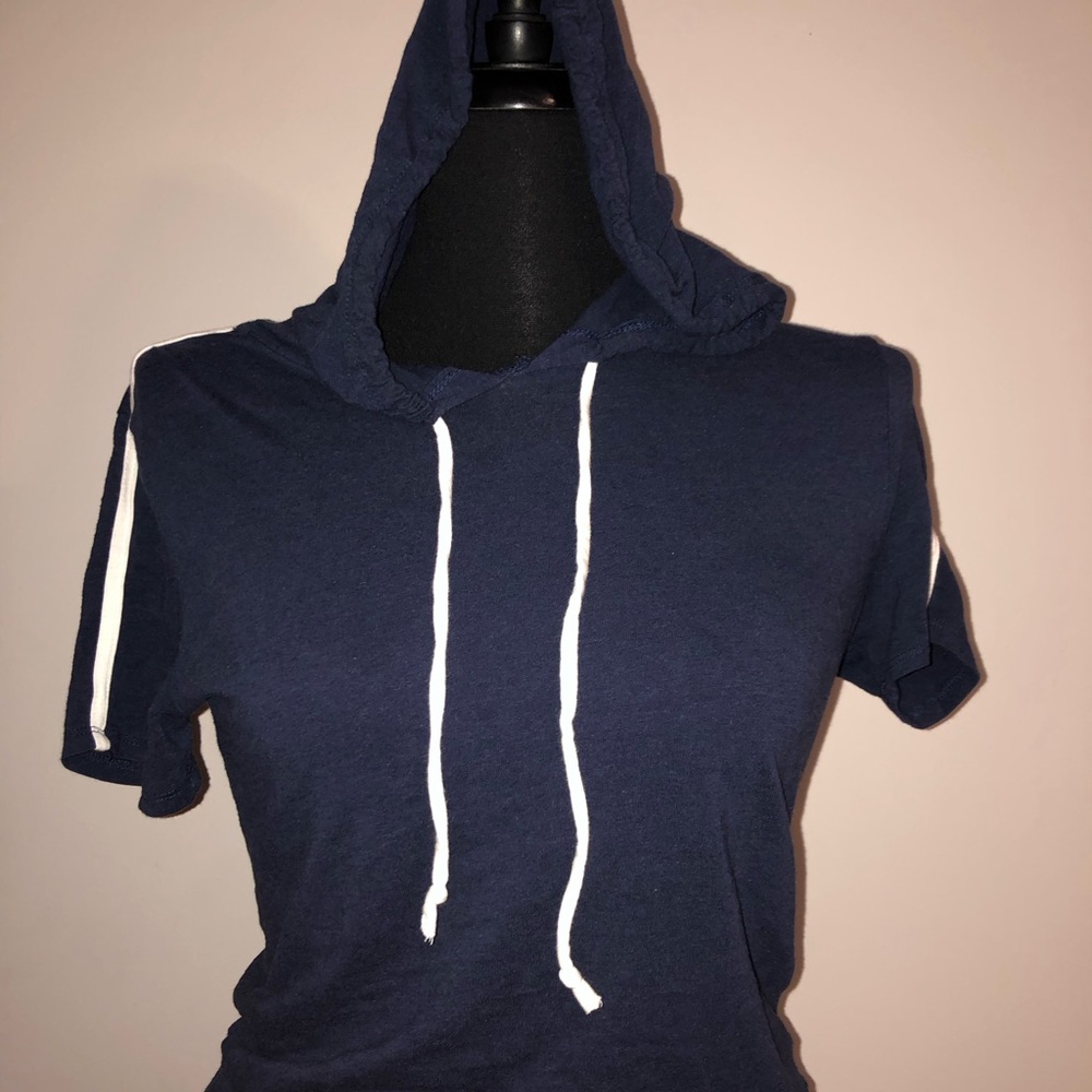 💙CROPPED short sleeve hoodie💙